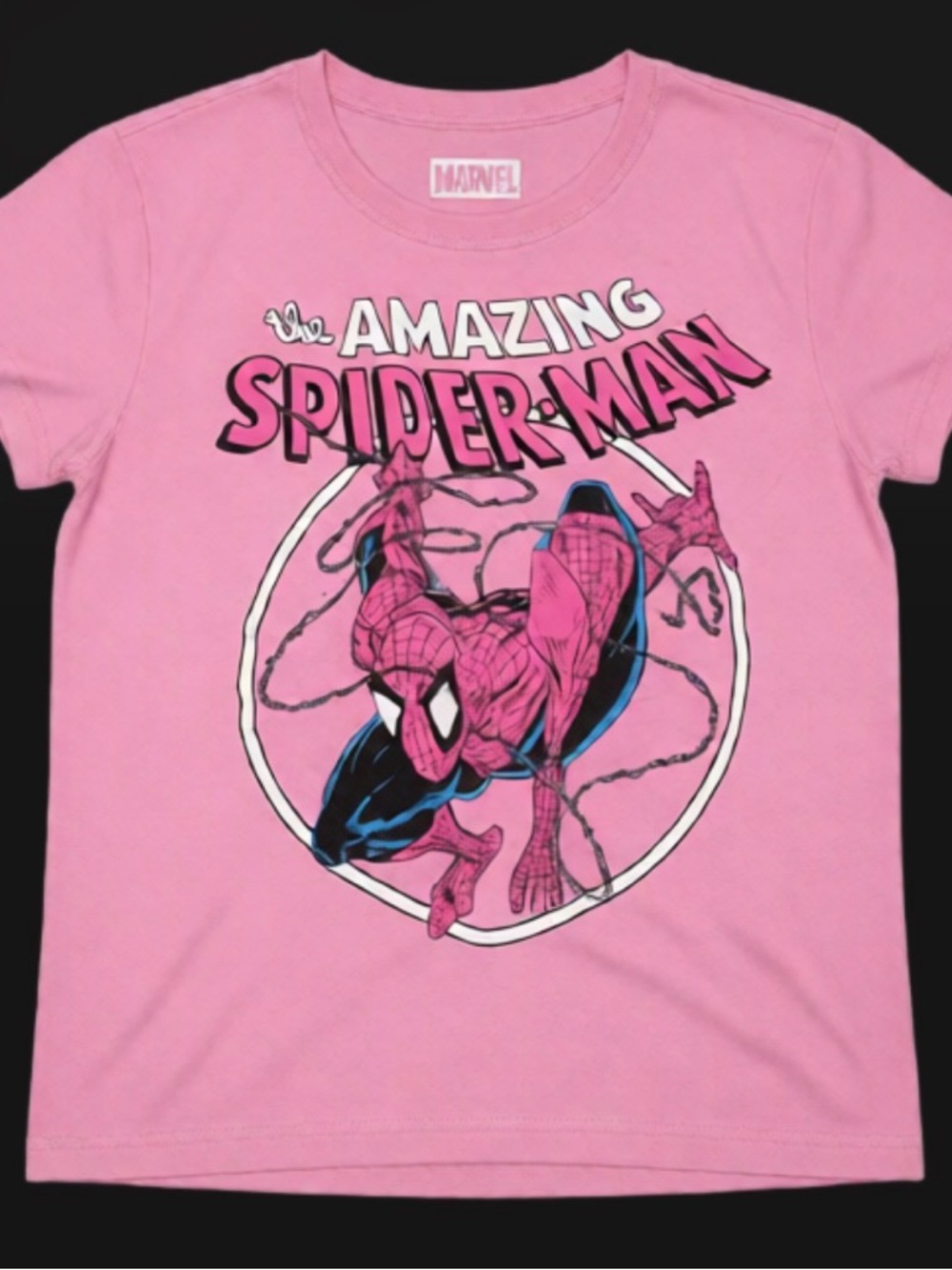 Marvel Pink The Amazing Spider-Man Graphic Tee